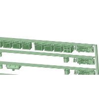 HK51-09：5100系5132F 床下機器【武蔵模型工房　Nゲージ 鉄道模型】